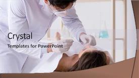  Presentation with autopsy - Slide deck featuring autopsy - police coroner examining dead body background and a lemonade colored foreground