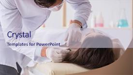  Presentation with autopsy - Beautiful theme featuring autopsy - police coroner examining dead body backdrop and a lemonade colored foreground