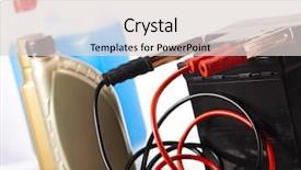  Presentation with auto parts - Theme enhanced with autoshop - set of auto parts car background and a lemonade colored foreground