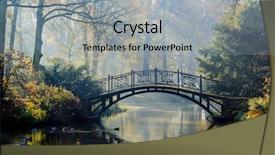  Presentation with old hymnal - Cool new slides with autumn - old bridge in autumn backdrop and a light gray colored foreground