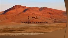  Presentation with alpine - Presentation theme enhanced with autumn-alpine-landscape-of-bucegi background and a red colored foreground