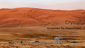  Presentation with alpine - Slides enhanced with autumn-alpine-landscape-of-bucegi background and a red colored foreground