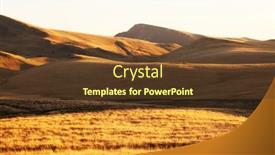  Presentation with alpine - PPT layouts consisting of autumn-alpine-landscape-of-bucegi background and a tawny brown colored foreground