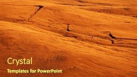  Presentation with alpine - Presentation theme having autumn-alpine-landscape-of-bucegi background and a tawny brown colored foreground