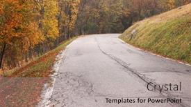  Presentation with alpine - Slide set enhanced with autumn-alpine-landscape-with-colorful background and a light gray colored foreground
