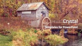  Presentation with wisconsin - Beautiful presentation featuring autumn at the old mill backdrop and a coral colored foreground