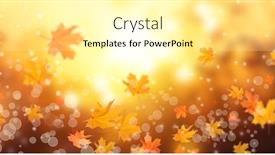  Presentation with fall abstract - Theme featuring autumn-background-fall-abstract-background background and a blonde colored foreground