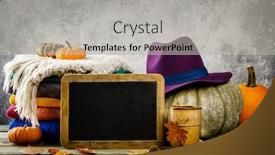  Presentation with purple wall - PPT theme having autumn-background-with-pumpkins-purple background and a light gray colored foreground