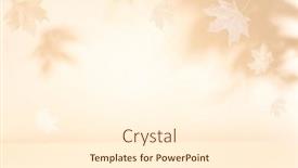  Presentation with abstract leaves - Slide set featuring autumn-background-with-shadow background and a cream colored foreground