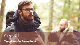  Presentation with camp - Amazing presentation theme having autumn color and hipster filter backdrop and a  colored foreground