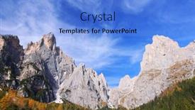  Presentation with autumn - Presentation enhanced with autumn-colours-in-val-pradidali background and a light blue colored foreground