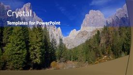  Presentation with autumn - PPT theme consisting of autumn-colours-in-val-pradidali background and a royal blue colored foreground