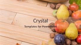  Presentation with free - Cool new theme with autumn composition from top free backdrop and a  colored foreground