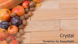  Presentation with life span - Cool new PPT layouts with autumn composition from top free backdrop and a  colored foreground