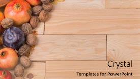  Presentation with life span development - Audience pleasing slides consisting of autumn composition from top free backdrop and a  colored foreground