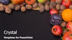  Presentation with life span - Amazing PPT theme having autumn composition from top free backdrop and a  colored foreground