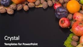  Presentation with life span development - Beautiful slides featuring autumn composition from top free backdrop and a  colored foreground