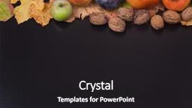  Presentation with life span - Audience pleasing PPT theme consisting of autumn composition from top free backdrop and a dark gray colored foreground