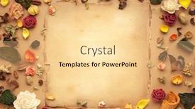  Presentation with leaves flat lay - Audience pleasing PPT theme consisting of autumn-composition-with-dried-flowers backdrop and a blonde colored foreground