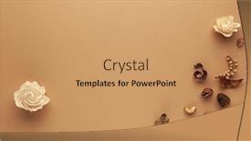  Presentation with leaves flat lay - Slide deck with autumn-composition-with-dried-flowers background and a coral colored foreground