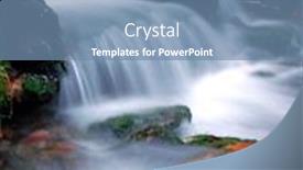  Presentation with czech republic - Presentation with autumn-creek-in-czech-republic background and a seafoam green colored foreground