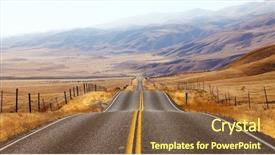  Presentation with elementary school female career day african american - Amazing presentation design having autumn day magnificent american road backdrop and a tawny brown colored foreground