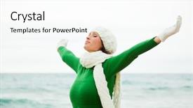  Presentation with 21 years in days - Audience pleasing presentation consisting of fall winter - windy autumn days relaxing backdrop and a white colored foreground