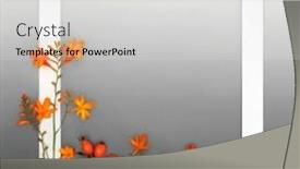  Presentation with nature design - PPT theme consisting of autumn-fall-thanksgiving-festive-nature and a  colored foreground