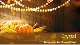  Presentation with fall festival - Cool new slides with autumn festival concept scene fall backdrop and a tawny brown colored foreground