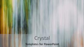  Presentation with autumn wood - Presentation design featuring nature green wood sunlight background background and a light gray colored foreground