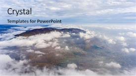  Presentation with yellow green - Colorful slide set enhanced with autumn forest with green yellow backdrop and a light blue colored foreground