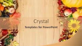  Presentation with fall leaves - Slide deck with autumn-harvest-frame-fall-leaves background and a  colored foreground