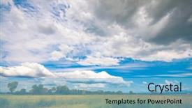  Presentation with italian - Presentation theme having autumn in the italian plains background and a  colored foreground