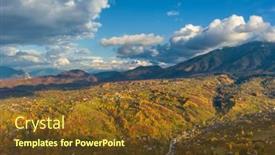  Presentation with transylvania - PPT layouts featuring autumn-in-transylvania-rural-aerial background and a  colored foreground