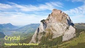  Presentation with alps - Colorful slides enhanced with autumn-indian-summer-in-swiss backdrop and a tawny brown colored foreground