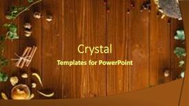  Presentation with inspiration - Presentation theme with autumn-inspiration-on-wooden-background background and a tawny brown colored foreground