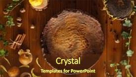  Presentation with inspiration - Amazing slides having autumn inspiration backdrop and a tawny brown colored foreground