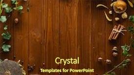  Presentation with inspiration - Cool new presentation with autumn inspiration backdrop and a tawny brown colored foreground