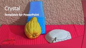  Presentation with jewish - Audience pleasing presentation theme consisting of autumn jewish holiday of sukkot backdrop and a  colored foreground