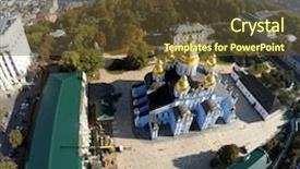  Presentation with autumn - Cool new presentation theme with autumn kiev st michael backdrop and a tawny brown colored foreground