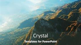  Presentation with romania - Presentation enhanced with autumn landscape in bucegi mountains romania background and a dark gray colored foreground