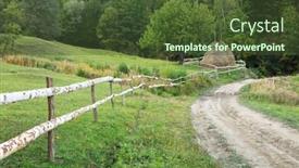  Presentation with europe - Amazing PPT theme having mehedinti - autumn landscape in cernei mountains backdrop and a tawny brown colored foreground