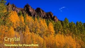  Presentation with rocky mountains - Presentation with autumn landscape in colorado rocky mountains deep colors achieved with circular polarizer background and a tawny brown colored foreground