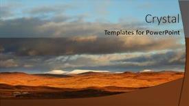  Presentation with united kingdom - Slide deck consisting of autumn-landscape-in-highlands-scotland background and a light blue colored foreground