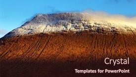  Presentation with united kingdom - PPT layouts with autumn-landscape-in-highlands-scotland background and a tawny brown colored foreground