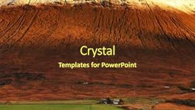  Presentation with united kingdom - Colorful slide deck enhanced with plateau summit - autumn landscape in highlands scotland backdrop and a tawny brown colored foreground