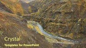  Presentation with iceland - Slides with autumn-landscape-in-iceland-europe background and a tawny brown colored foreground