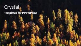  Presentation with autumn - PPT layouts with autumn-landscape-in-val-di background and a black colored foreground