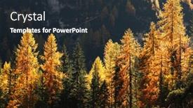  Presentation with autumn - Slide deck having autumn-landscape-in-val-di background and a tawny brown colored foreground