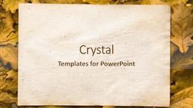  Presentation with pluma history old paper scroll - Cool new slides with autumn leaves and old paper backdrop and a  colored foreground